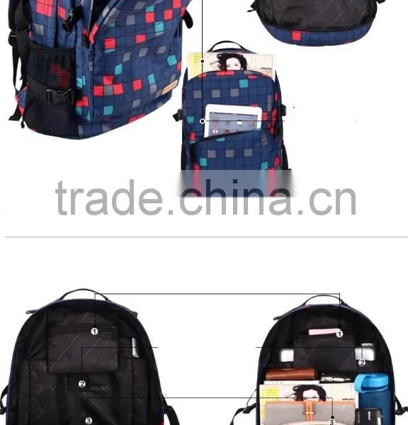 Canvas Backpack Rucksack Teenagers Laptop Bag photo-6