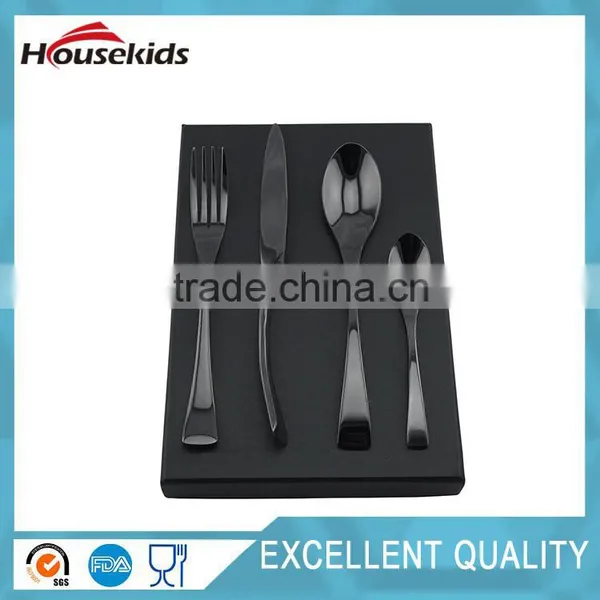 Stainless Steel Flatware Cutlery Set With Mirror Finish Including Fork Spoons Knife Four Piece Tableware Dinner Set photo-2