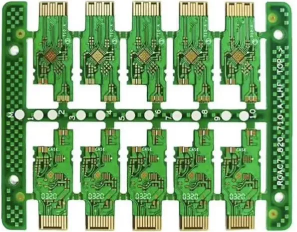 8 Layers, 2nd Order HDI High-frequency Mixed Voltage Buried Resistance PCB,8-layer 2nd Order Optical Module Embedded Gold Finger PCB