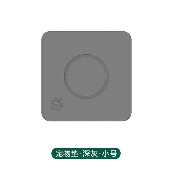 Stone Pet Food Feeding Mat Water Absorbing Diatomite Mats for Pets photo-2