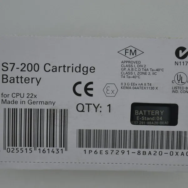Новая батарея-картридж 6ES7291-8BA20-0XA0