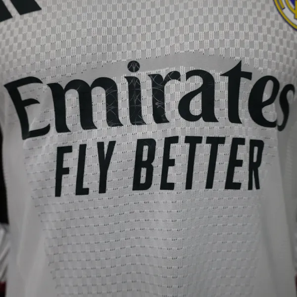 New 26-27 Real Madrid Home Long Sleeve Player Version Jersey High-Quality La Liga Short Sleeve Breathable Men's Sports Soccer Jersey photo-3