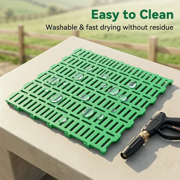 Plastic Goat Slatted Floor 600×600mm PP Material, Anti-slip, Corrosion Resistant, High Load-bearing for Goat Farm Breeding