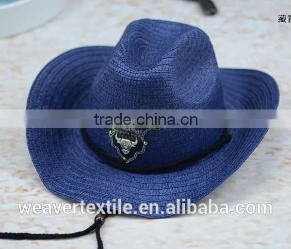 Promotion for Summer Sunshade Protection Straw Hat Wholesale Customized Cowboy Hat Unisex photo-2