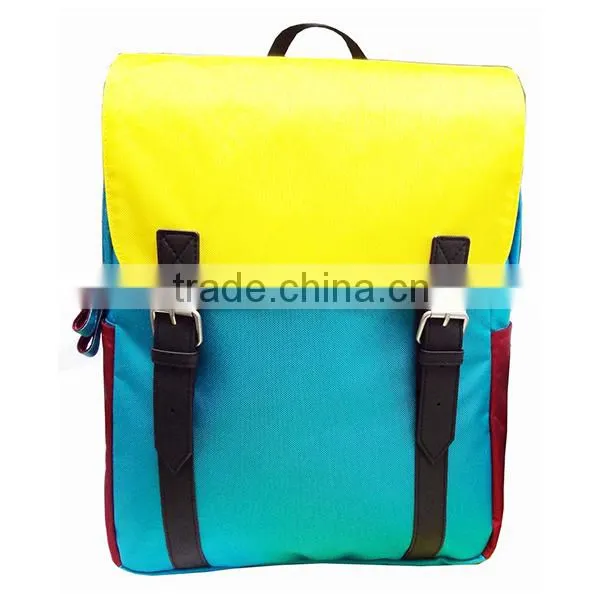 High Quality Bright Colors Fashionable Polyester Backpack photo-2