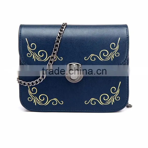 Elegant Cube Shoulder Bags Chain Shoulder Bag Ladies Dinner pu Handbag Women Bag photo-2