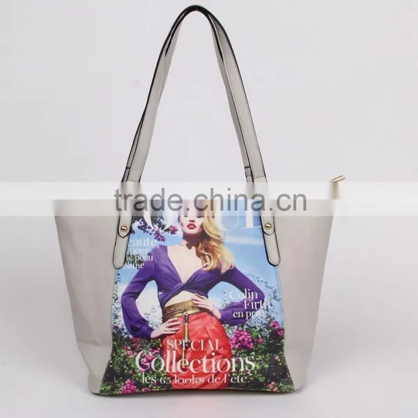 2015 Fashion Wholesale Lady Handbag Pu Elegance Designer Women Handbag photo-5