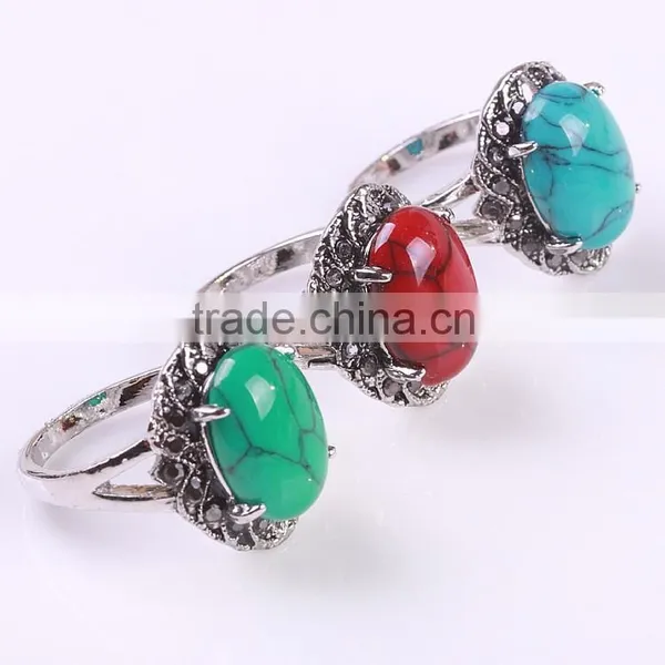 OVAL 18x25 Natural Stone Ring photo-3