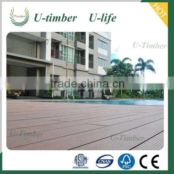 Techwood WPC Decking Floor for Outdoor Like Garden Patio and Swimming Pool