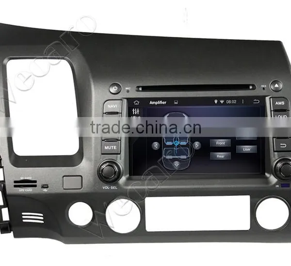 Wecaro Android 4.4.4 Car Dvd China Factory for Honda Civic Dvd Gps Mirror Link 2006 - 2011 photo-2