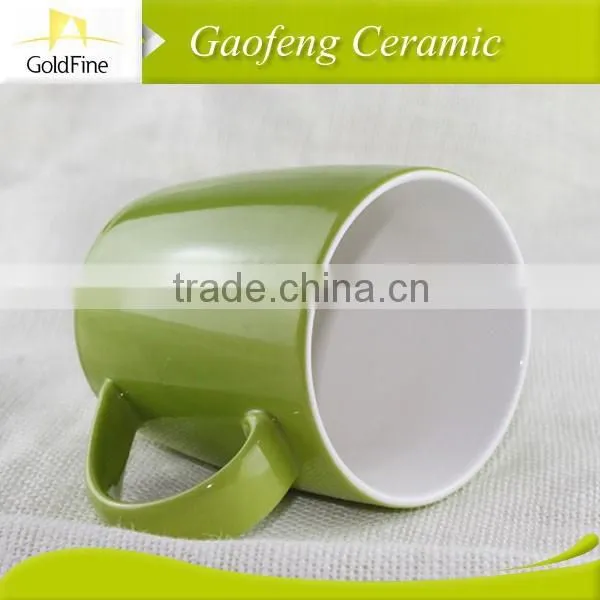 250ML Colorful Coated Mug/ White Glazed Mug photo-2