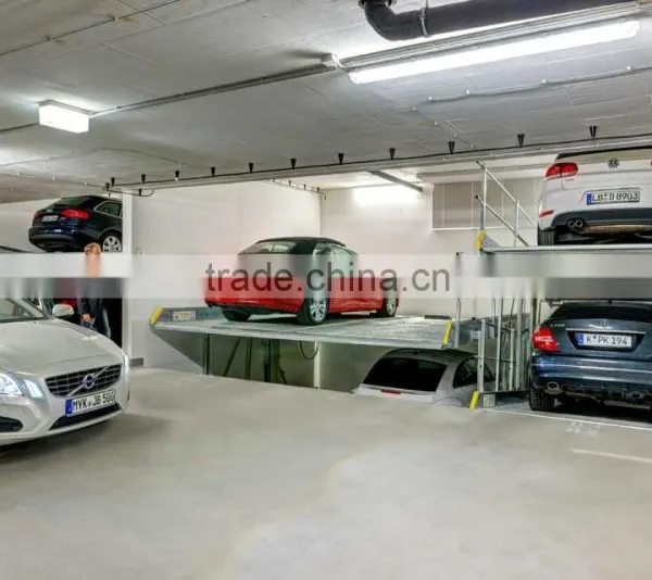 Mechanical Double Unit for 4 Cars Car Parking Lift System photo-2