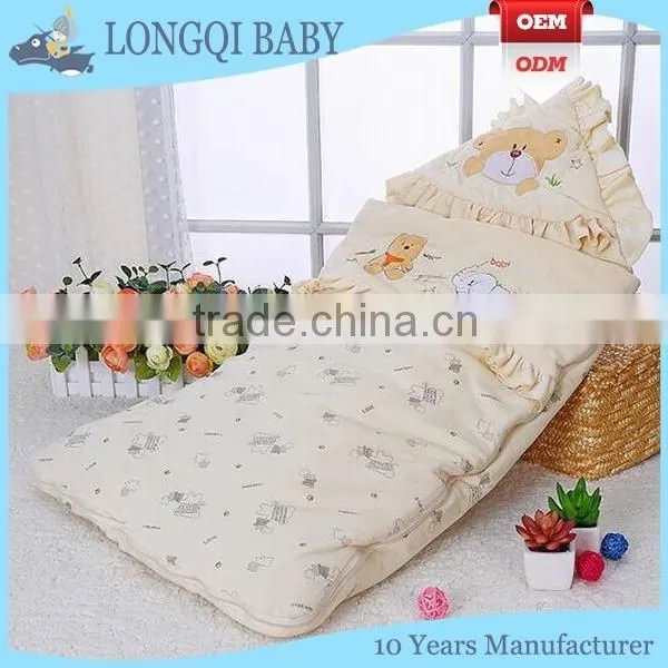 BB-LZ-025 OEM Cotton Washable Muslin Toddler Swaddle Blanket photo-4