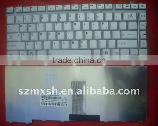 Silver Laptop Keyboard for Toshiba A200