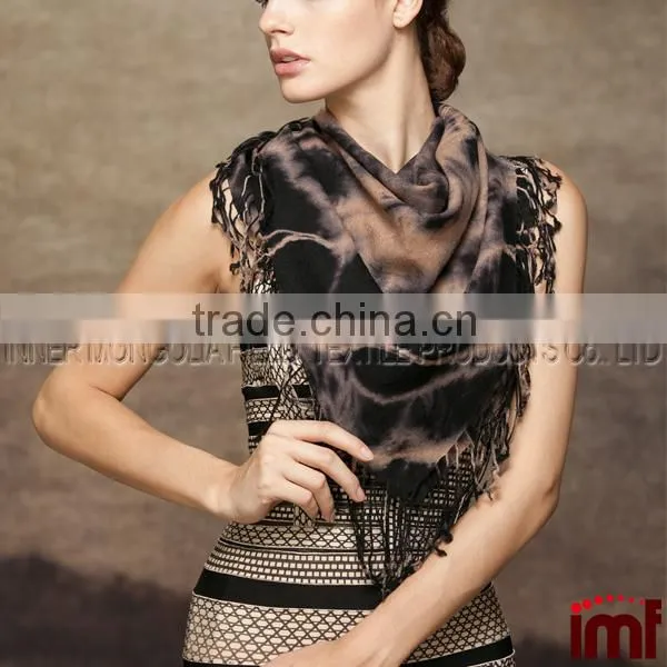 Trendy Ombre Stripe Tie Dye Pashmina/ Shawl/ Wrap/ Stole photo-2