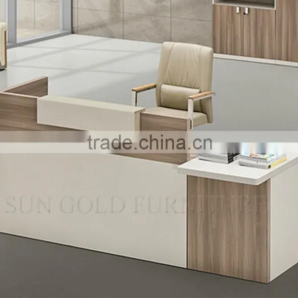Modern office reception desk /reception table /reception counter design (SZ-RTB028)