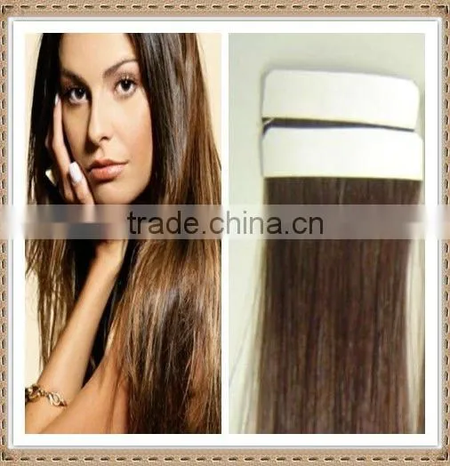 2013 Hot Selling New Design Russian Hair Tape Hair Extension Human Hair Extension