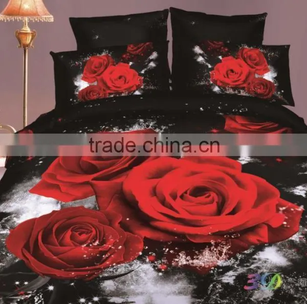 Trade Assurance 100cotton 143tc 3D Design Good Quality Bed Sheet photo-4