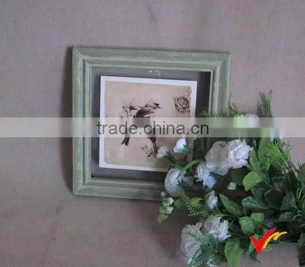 Import Bird Rustic Picture Frame Painted photo-2