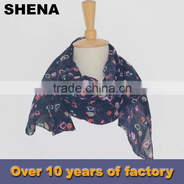 Shena New Fashion Bulk Silk Scarves