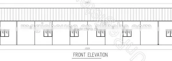 One Floor Duplex Light Steel Sandwich Panel Made Prefabricated Living Family House Low Cost photo-3