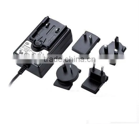 2012 Interchangeable AC DC Plug top Power Supply