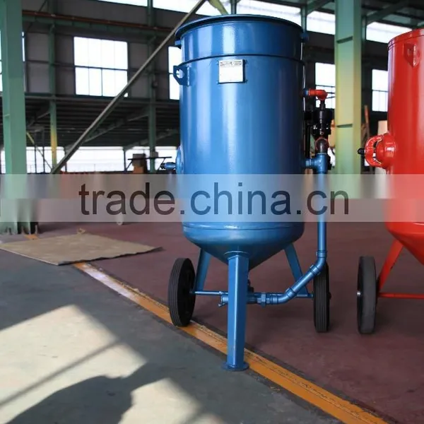 Portable Sandblasting Pot KP-0.7- JX-3 With 3 Guns and Intermittent for Sale photo-2