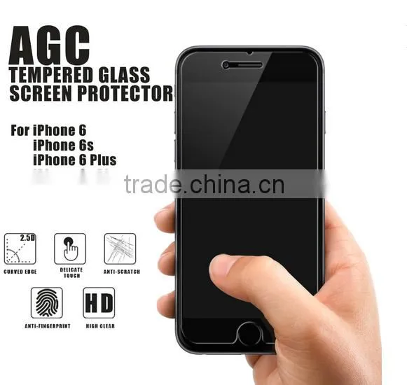 China Manufacture 9H 2.5D Mobile Phone FULL SIZE Tempered Glass for Iphone 6 photo-2