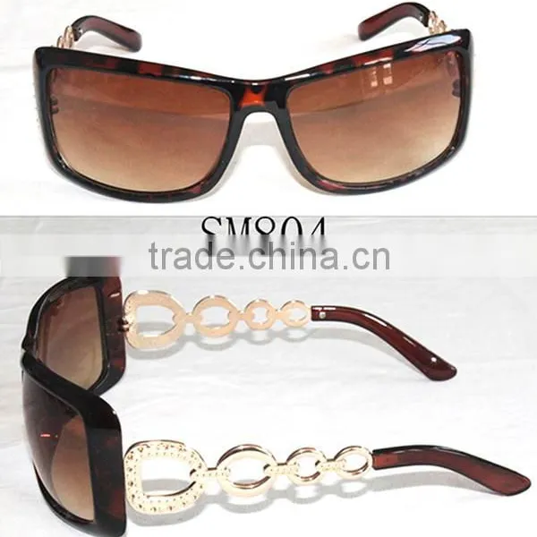 Woman Chain Eye Glasses, Metal Mixed Sunglasses