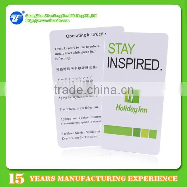 CR80 Standard Size Smart Card F08 Chip Hotel Card photo-6