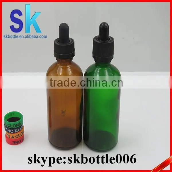 100ml Green Glass Dropper Bottle for e Liquid photo-2