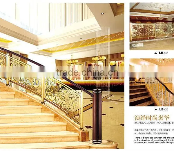 The Stair Rail Accessories With Aluminum Iron Balcony Railings Design for Stairs Outside photo-5
