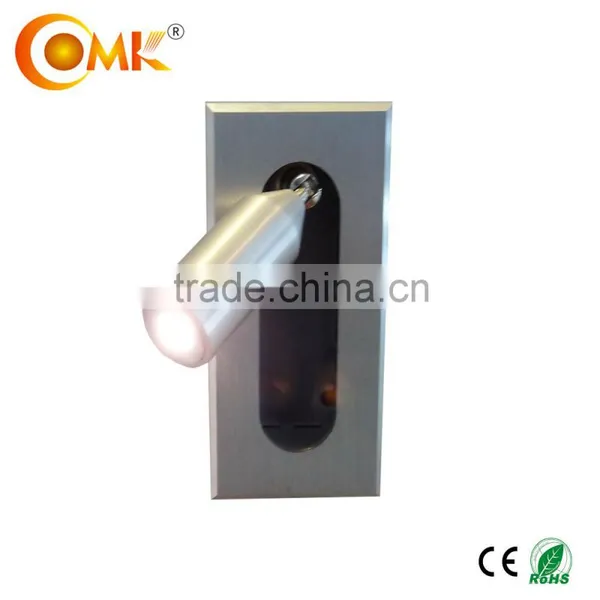 1/3W Square or Round Rotatable Stylish Home Wall Lamp LED photo-3
