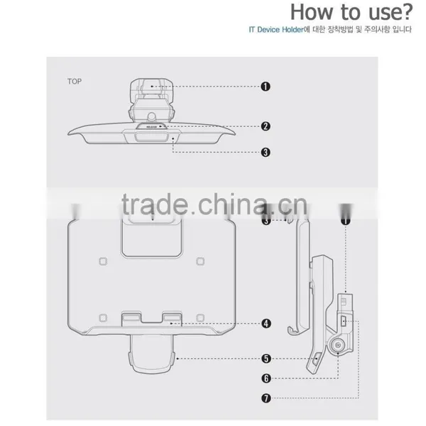Tuix Brand Collection Tablet pc Mounts for Hyndai Vehicles 2010-2015 Year photo-5