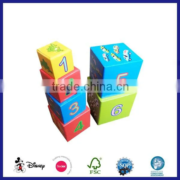 Decorative Diy Educational Toy Cardboard Paper Block for Kids photo-2