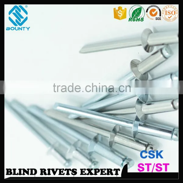 ISO15980 STEEL RIVET BODY STEEL MANDREL CSK STEEL STEEL RIVETS photo-2