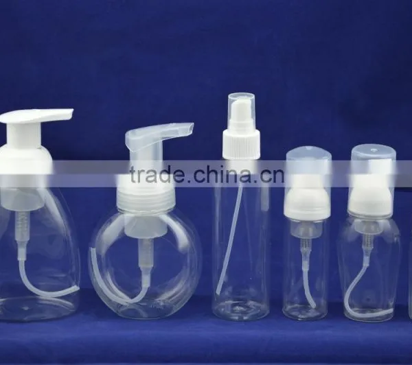 Bubble Pump Sprayer Heat Resistant PET Plastic Bottle for Hand Sanitizer 180 280 330ML