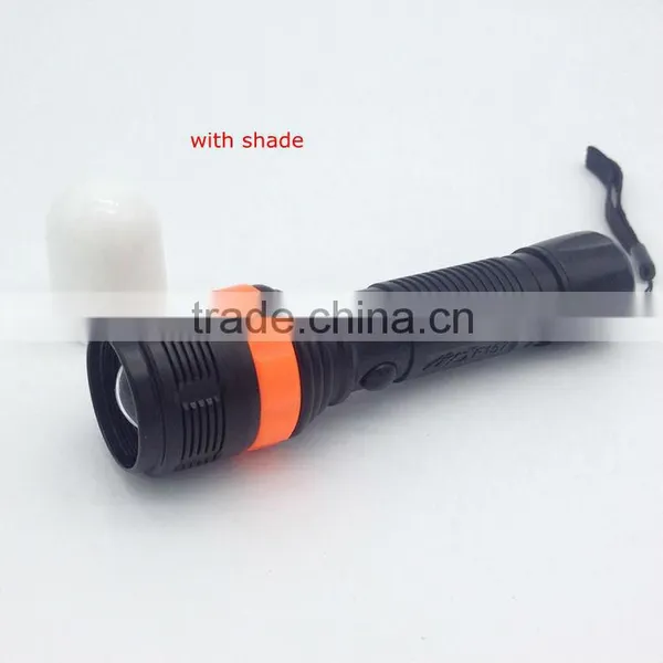 1W Powerful Led Zoom In-out Warning Flashlight Power by 3AAA Batteries photo-5