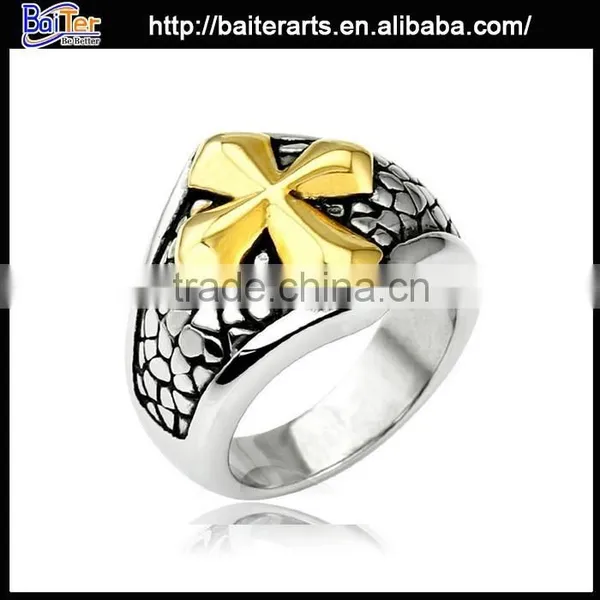 Hot Antique Men's Titanium Ring, Indonesia Gemstone Titanium Rings for Men photo-5