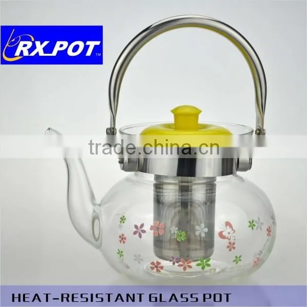 High Quality Tea Pot,new Design Pyrex Glass Tea Pot 1300J/1600J/2200J photo-2