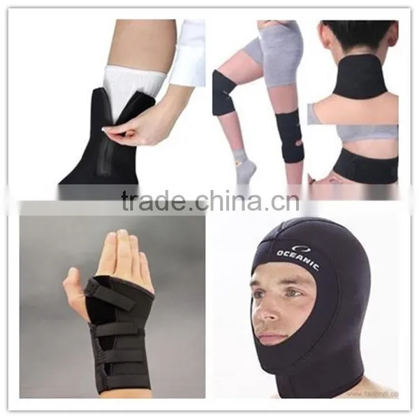 Good Price Nylon Fabric Neoprene Rubber Sheet For Knee Sleeves photo-4