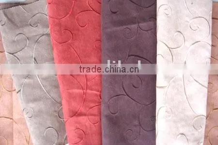 SUEDE P/D WITH EMBROIDERY