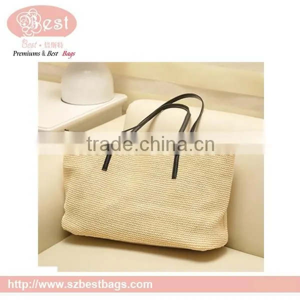 Tote Handbag Straw Beach Bag