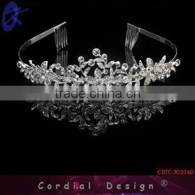 Mini Rhinestone Tiara Crown Royal Crowns and Tiaras Party Favors Tiaras