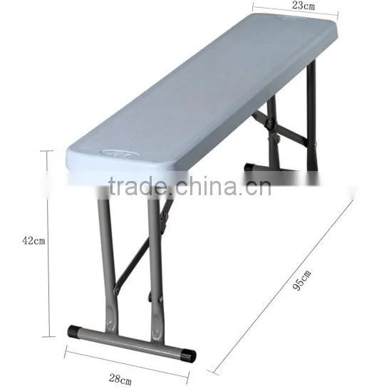 Plastic Folding Bench for 2 Perrson Used photo-3