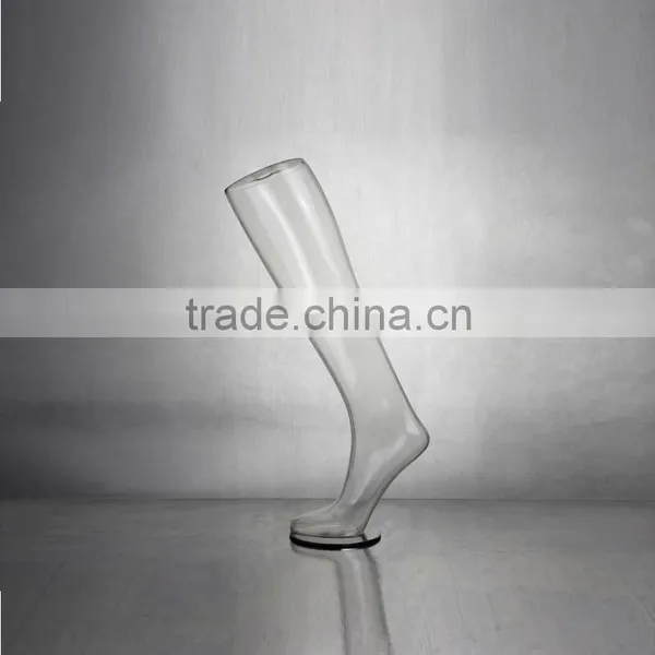 Top PC Transparent Leg Plastic Female Leg Mannequin photo-6