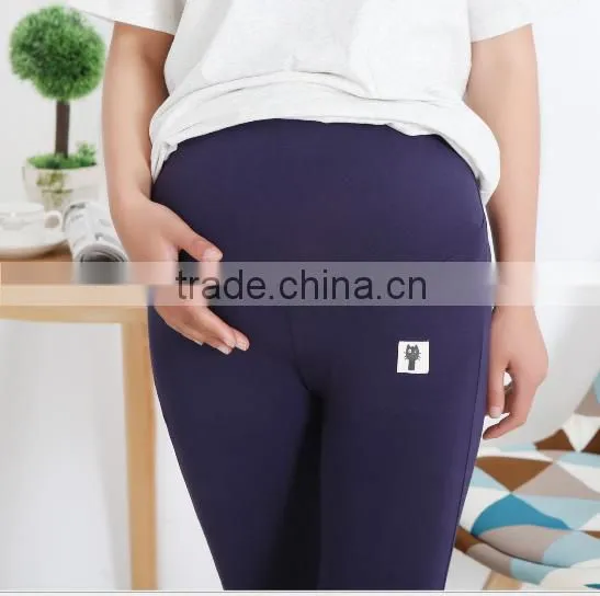 Korean Maternity Fashion Maternity Leggings Casual Maternity Pants photo-2