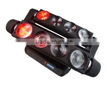 Colorful Pro DJ LED Beam Moving Head Spider Light 8PCS 12W RGBW 4in1 photo-4