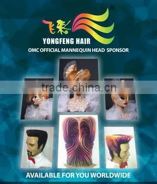 Blonde Long Hair Training Head for Hairdresser 18 Inch to 24 Inch photo-6