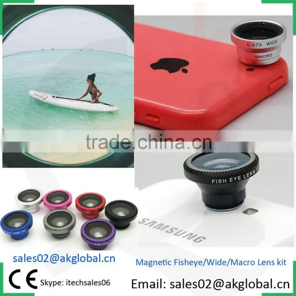 Zoom Camera Lens Magnetic 3 in One Lens Kit for Samsung Galaxy s4 s5 s6 Edge Note 3 4 5 photo-5